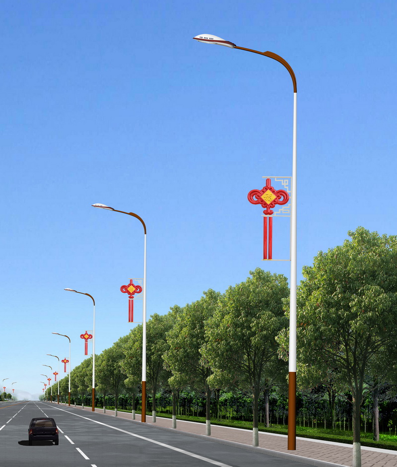 中国结路灯